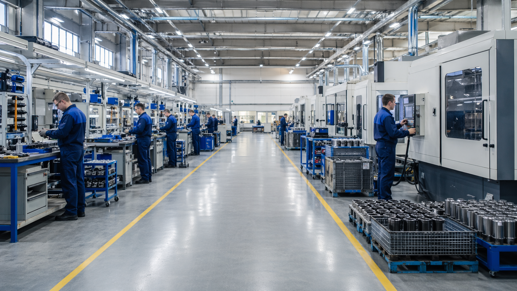 Factory environment overview for service page